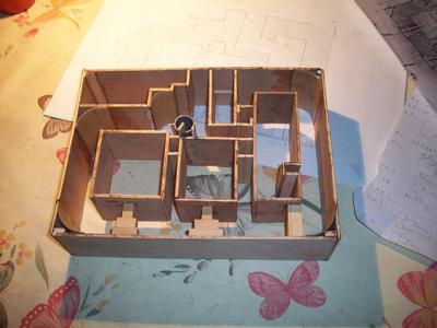coufrage voor maquette bunker